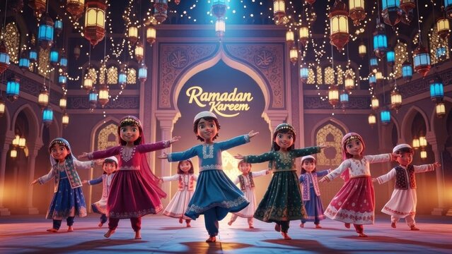 people dancing in a ramadhan kareem 2026