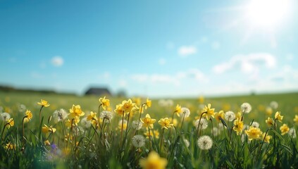 Digital screen showing vibrant yellow flower blooms, used as a background for floral pattern layout or design