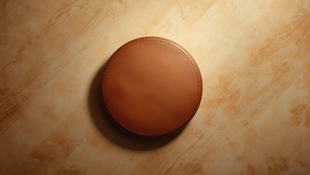 Animal hide materials, cow skin and buffalo leather, used in traditional drum face manufacturing, focusing on craftsmanship