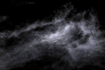 Monochrome Clouds In Black And White