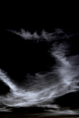 Monochrome Clouds In Black And White