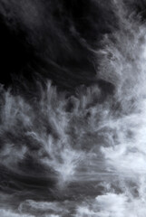 Monochrome Clouds In Black And White