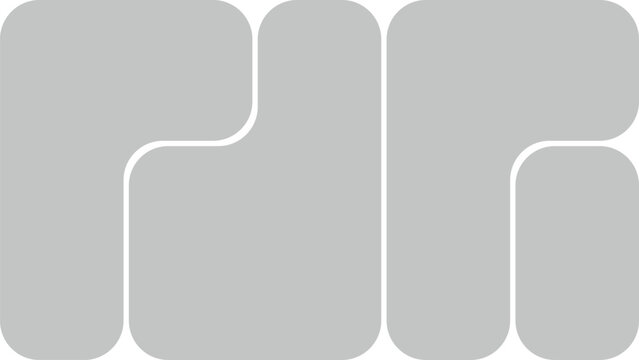 Gray Bento Grid Layout. Collage image frame grid template. Modern modular UI design panels. Vector illustration.