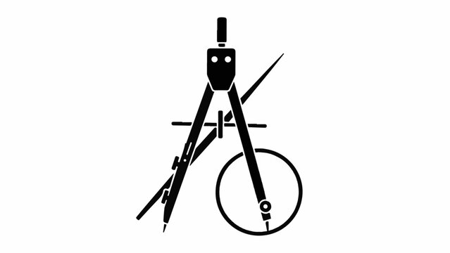 Architectural compass and ruler symbolizing precision and design