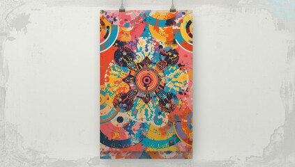 Artistic sketch background with abstract geometric shapes, suitable for graphic layout and creative projects