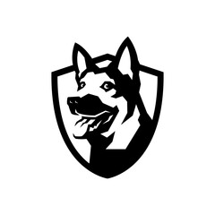 German Shepherd K9 Logo Design