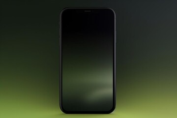 mobile phone with green screen