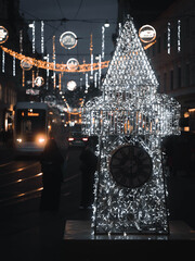 graz clock tower christmas replica
