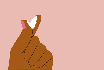 Vaginal discharge symptoms, medical concept of yeast infection, bacterial vaginosis and female reproductive health. Abnormal discharge vector illustration