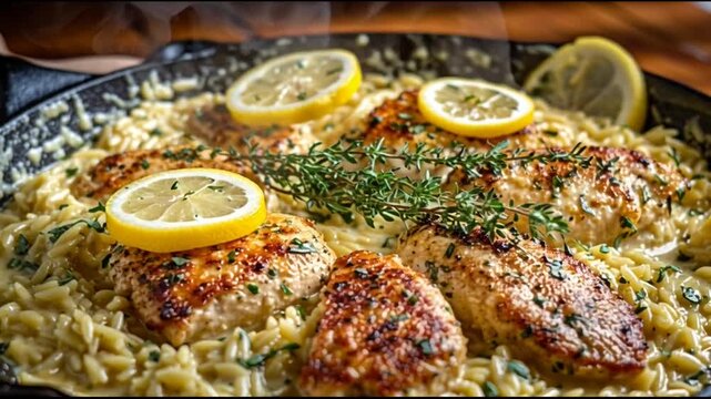 Creamy Lemon Chicken Orzo