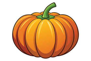 Abstract Geometric Pumpkin Vector Design for Modern Autumn Art Prints and Contemporary Seasonal Home Decor