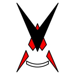 illustration of the letter A logo