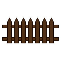 garden fence illustration