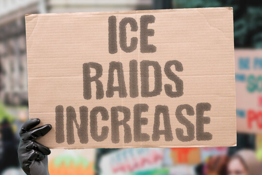 "ICE Raids Increase" Enforcement operations expand significantly. ICE. RAIDS. ENFORCEMENT. OPERATIONS. EXPANSION.