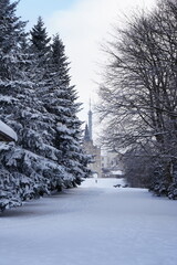 Święty Krzyż zimowa droga © Przemysaw