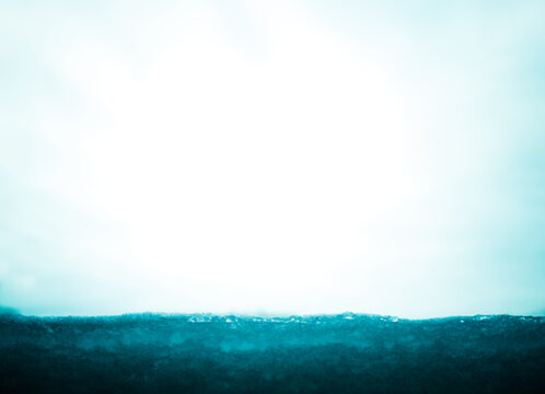 Bottom snow line horizon illustration backdrop