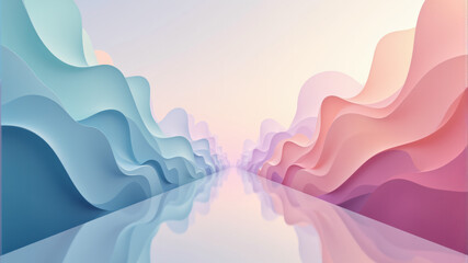 Colorful Abstract Landscape