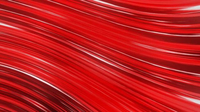 Red Lines Animated Background 2, Abstract Linear Motion Graphics, Dynamic Flowing Red Line Animation, Seamless Loop Modern Digital Backdrop