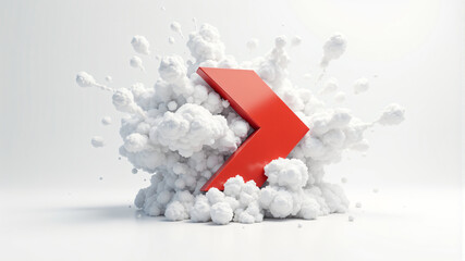 Dynamic Cloud Explosion Scene