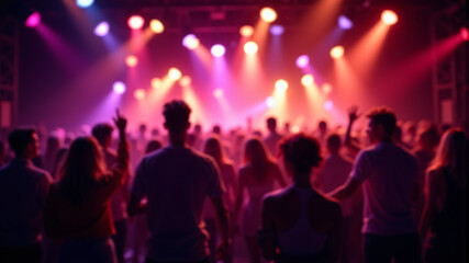 Vibrant Nightclub Scene