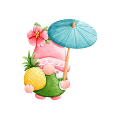 Set of cute cartoon vector illustrations featuring a funny food collection with fruits, vegetables, berries, and nature elements for kids' holiday design