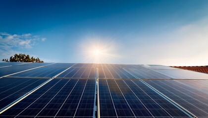 close up of solar panels on roof sustainable energy clean power renewable electricity green technology