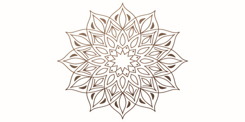 Intricate Floral Mandala Design