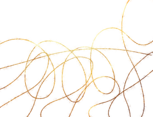 Luxury Gold Foil Hand Drawn Curved Lines
