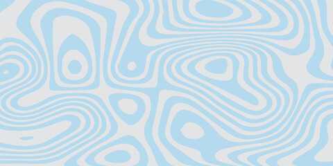 Abstract Light Blue and White Wavy Pattern Background.