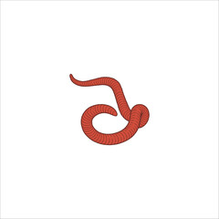 Obraz premium worm sketch drawing artwork handmade illustration