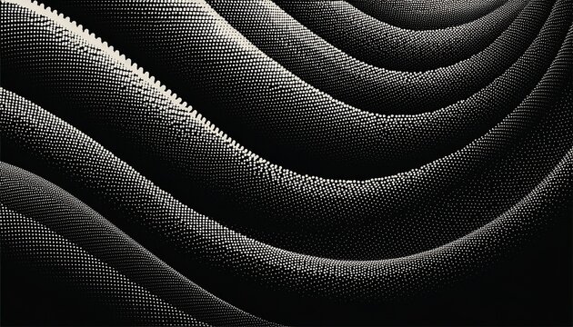 wavy background with halftone dots - Powered by Adobe