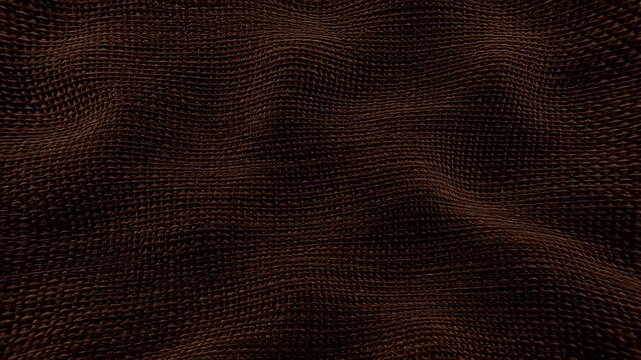 Flowing dark waves creating mesmerizing patterns in a continuous motion sequence