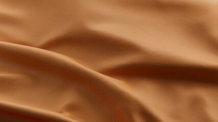 Smooth flowing fabric waves in soft light: gentle texture movement