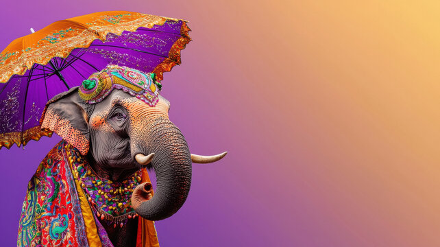 festival of tooth decorated elephant
