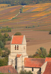 &Eacute;glise Saint Martin en automne, Reuilly-Sauvigny, Aisne	
