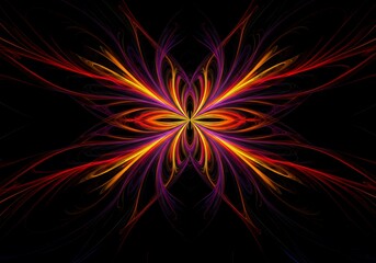 Saturated abstract pattern of merging colors and smooth lines, illustrating dynamic unity and exciting visual complexity, dynamic, vibrant, texture