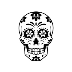 Fototapeta premium Day of the Dead Skull Illustration