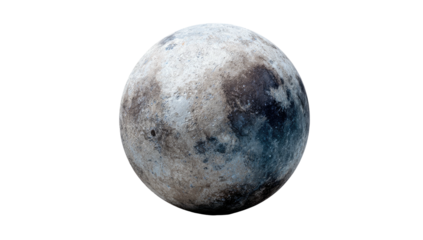 Digitally created depiction of the moon. Showing craters and various surface details