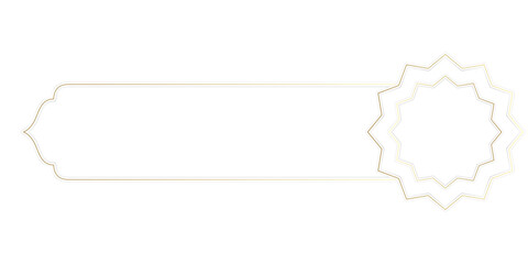 Ramadan eid islamic banner vector. Luxury golden arch arabic ornament background illustration