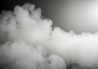 Ethereal white fog swirling in an abstract, atmospheric pattern creating a dreamy, minimalist background texture and moody environment, smooth, composition, fog