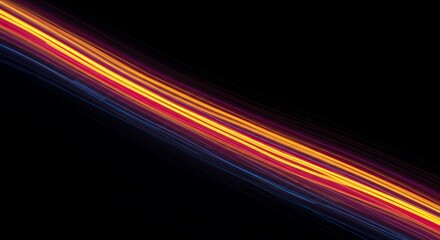 Psychedelic background exhibiting a strong residual visual effect with complementary colors creating a persistent, glowing, abstract light trail, exposure, multicolor, abstract