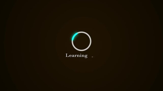 Learning progress bar animation for educational content