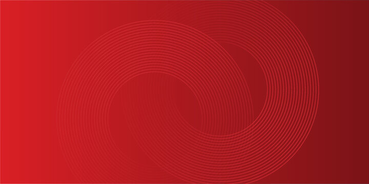Collection of red concentric circles. Collection of radial sound wave or sonar rings. Pack of radar icon symbols, targets, dashed lines, halftones.