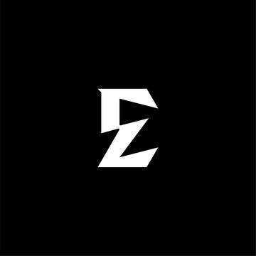 Modern professional logo design featuring a bold combination of letters E and L. Sharp, geometric style suitable for technology, esports, construction, and strong corporate identities.