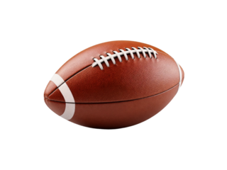 Football isolated on transparent background