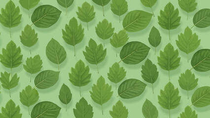 green leaves background