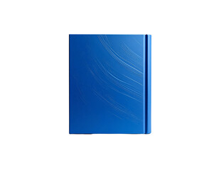 Front View Blue Hardcover Book, Closed, Isolated PNG 