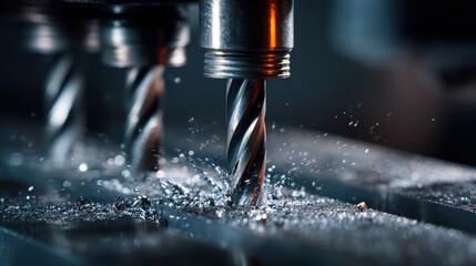High performance diamond cutting tools during rigorous mechanical stress testing in industrial facility. Precision edges and material strength for advanced manufacturing technology innovation.