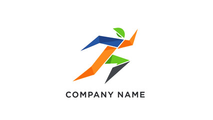 Abstract Corporate Business Logo Design Element.