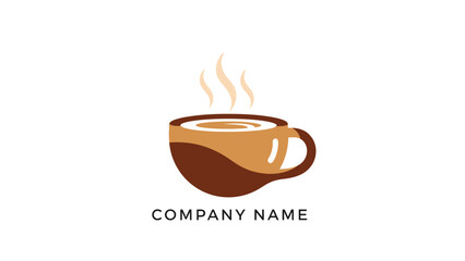 Coffee Cup Logo Design Element.